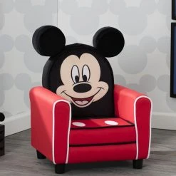 Delta Children Mickey Mouse Figural Upholstered Kids Chair Kids’ Chairs