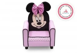Delta Children Minnie Mouse Figural Upholstered Kids Chair Kids’ Chairs