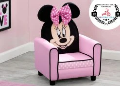 Delta Children Minnie Mouse Figural Upholstered Kids Chair Kids’ Chairs
