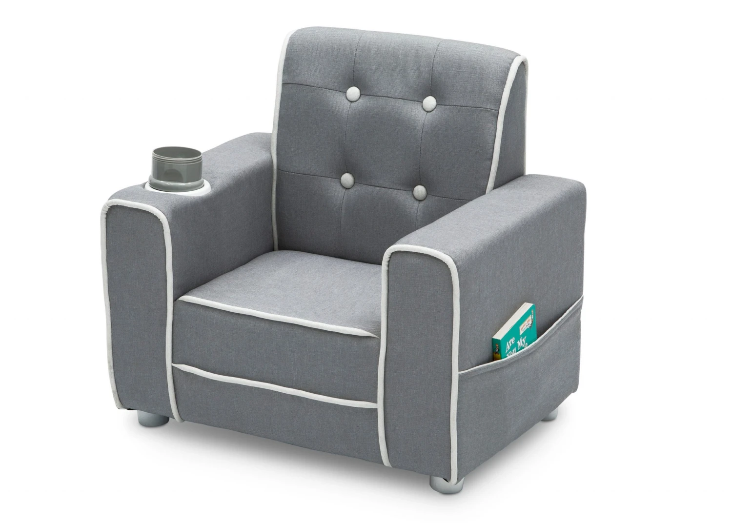 Delta Children Chelsea Kids Upholstered Chair With Cup Holder 8 Delta Children Chelsea Kids Upholstered Chair With Cup Holder