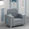 Delta Children Chelsea Kids Upholstered Chair With Cup Holder
