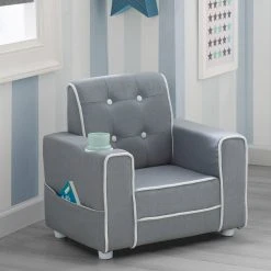 Delta Children Chelsea Kids Upholstered Chair With Cup Holder 27 Delta Children Chelsea Kids Upholstered Chair With Cup Holder