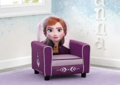 Delta Children Frozen II Anna Figural Upholstered Kids Chair Kids’ Chairs