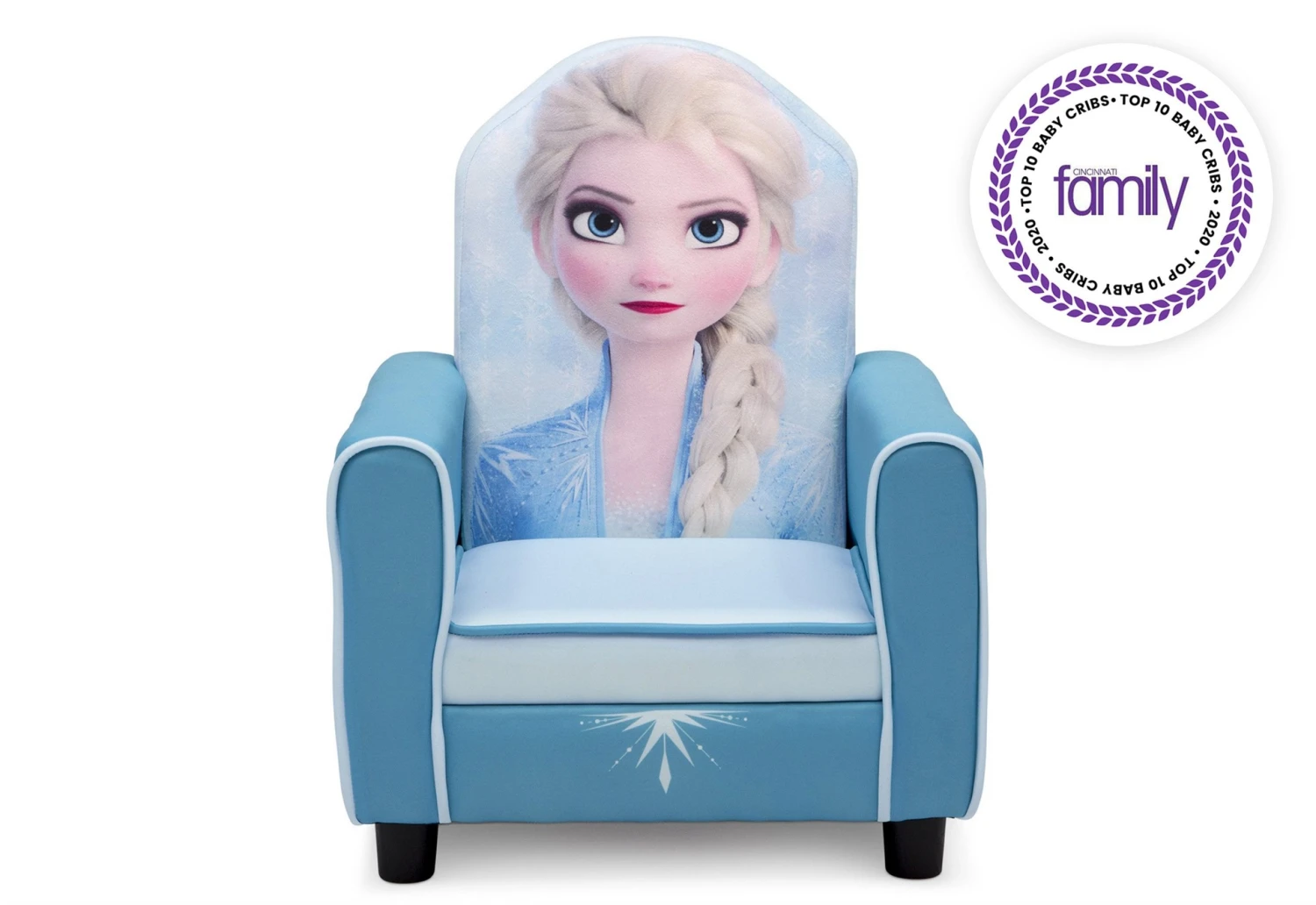 Delta Children Frozen II Elsa Figural Upholstered Kids Chair 4 Delta Children Frozen II Elsa Figural Upholstered Kids Chair