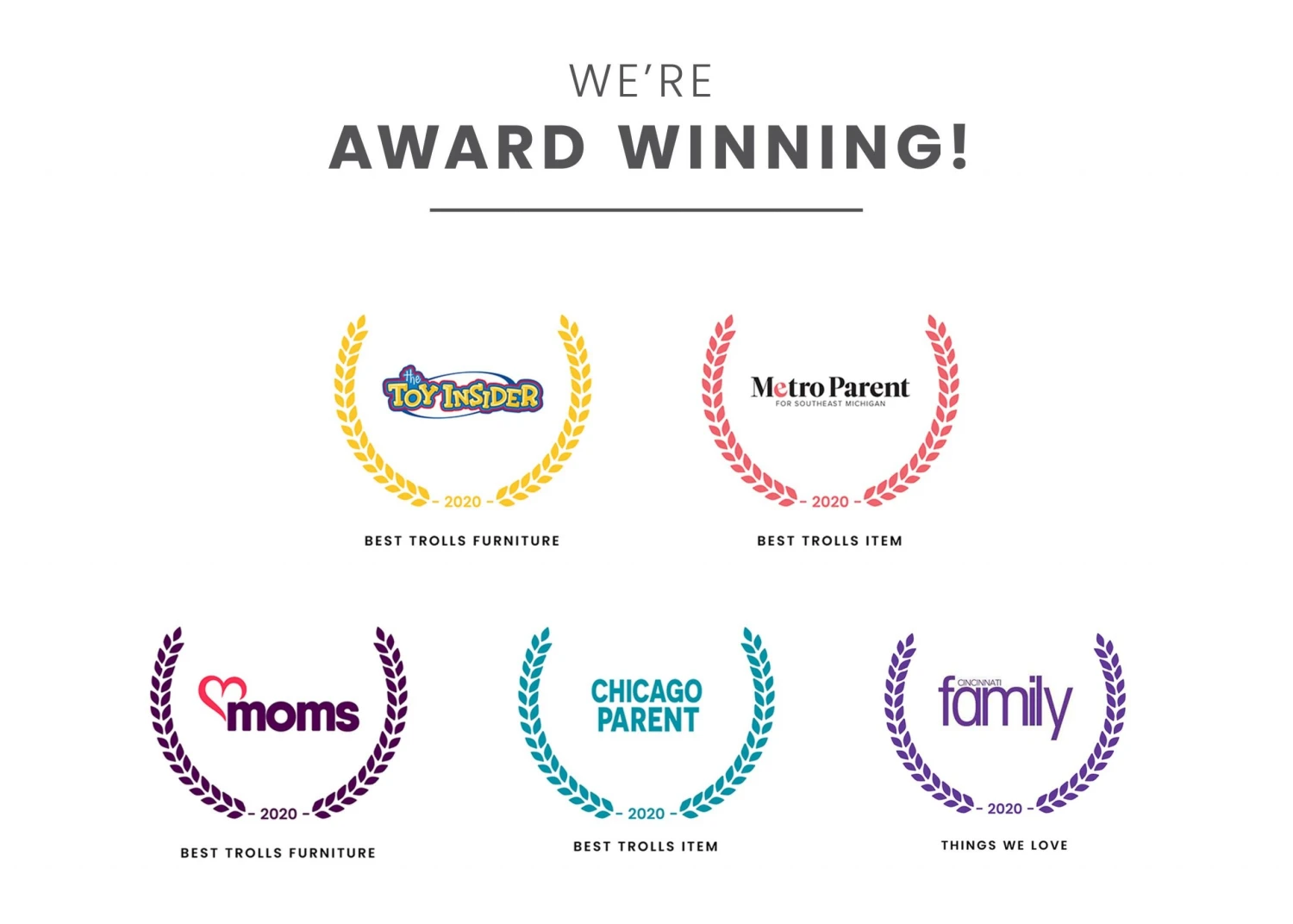 Delta Children Trolls World Tour Upholstered Chair