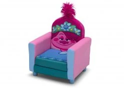 Delta Children Trolls World Tour Poppy Figural Upholstered Kids Chair
