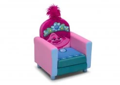 Delta Children Trolls World Tour Poppy Figural Upholstered Kids Chair