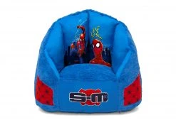 Delta Children Gifts Spider-Man Cozee Fluffy Chair With Memory Foam Seat, Kid Size (For Kids Up To 10 Years Old)