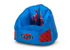 Delta Children Gifts Spider-Man Cozee Fluffy Chair With Memory Foam Seat, Kid Size (For Kids Up To 10 Years Old)