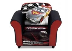 Delta Children Disney/Pixar Cars Upholstered Chair (with Sculpted Plastic Frame) Kids’ Chairs