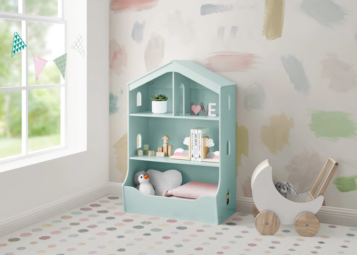 Delta Children Playhouse Bookcase With Toy Storage 13 Delta Children Playhouse Bookcase With Toy Storage