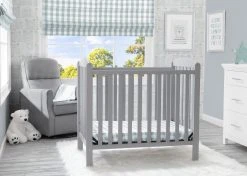 Delta Children Sprout Mini Crib With Mattress