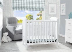Delta Children Sprout Mini Crib With Mattress