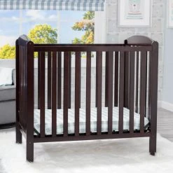 Delta Children Sprout Mini Crib With Mattress