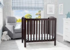 Delta Children Sprout Mini Crib With Mattress
