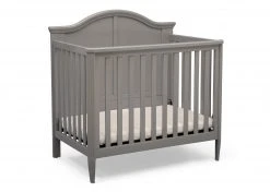 Delta Children Parker Mini Convertible Baby Crib With Mattress And 2 Sheets