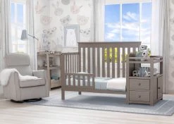 Delta Children Mason Convertible Baby Crib N Changer