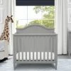 Delta Children Parker Mini Convertible Baby Crib With Mattress And 2 Sheets
