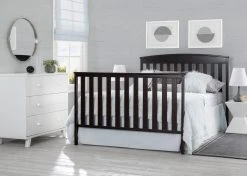 Delta Children Duke 4-in-1 Convertible Baby Crib With Under Drawer Baby Cribs