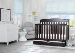Delta Children Duke 4-in-1 Convertible Baby Crib With Under Drawer Baby Cribs
