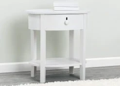 Delta Children Nightstands & End Tables Farmhouse Nightstand With Drawer