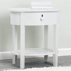 Delta Children Nightstands & End Tables Farmhouse Nightstand With Drawer