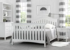 Delta Children Nightstands & End Tables Farmhouse Nightstand With Drawer