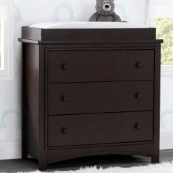 Delta Children Perry 3 Drawer Dresser With Changing Top