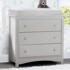 Delta Children Perry 3 Drawer Dresser With Changing Top