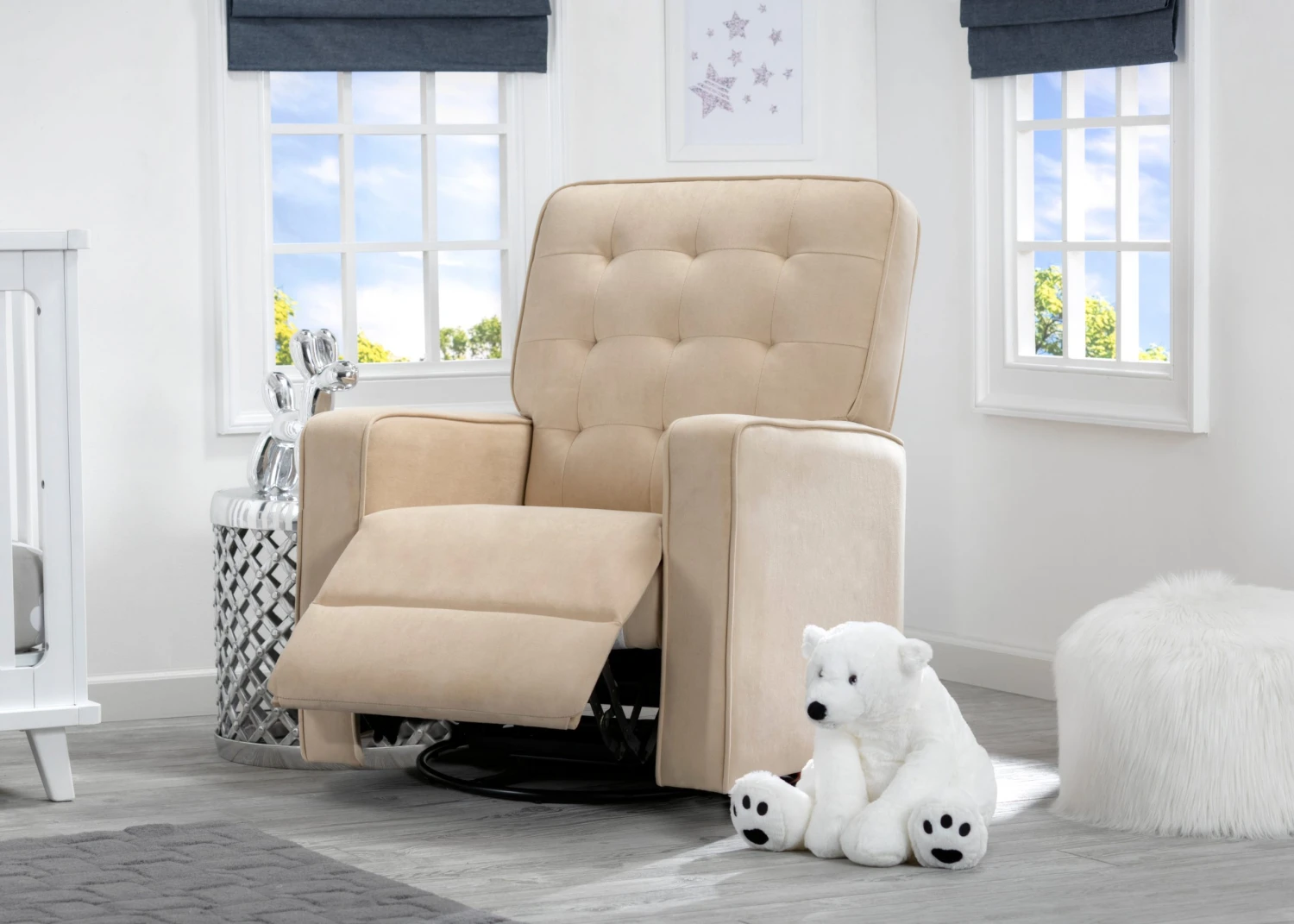 Delta Children Gliders & Rocking Chairs Gavin Nursery Glider Swivel Recliner Featuring LiveSmart Fabric By Culp 11 Delta Children Gliders & Rocking Chairs Gavin Nursery Glider Swivel Recliner Featuring LiveSmart Fabric By Culp