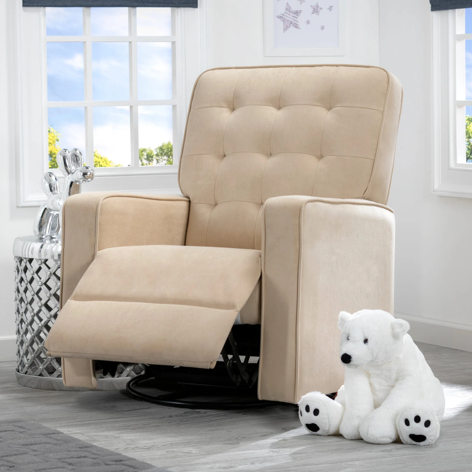 Delta Children Gliders & Rocking Chairs Gavin Nursery Glider Swivel Recliner Featuring LiveSmart Fabric By Culp 17 Delta Children Gliders & Rocking Chairs Gavin Nursery Glider Swivel Recliner Featuring LiveSmart Fabric By Culp
