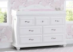 Simmons Kids Fairytale 7 Drawer Dresser With Changing Top Dressers & Changing Tables