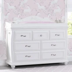 Simmons Kids Fairytale 7 Drawer Dresser With Changing Top Dressers & Changing Tables