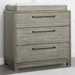 Simmons Kids Willow 3 Drawer Dresser With Changing Top Dressers & Changing Tables