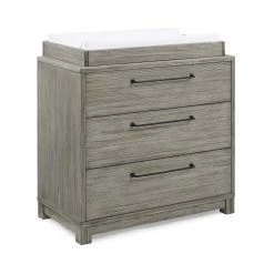 Simmons Kids Willow 3 Drawer Dresser With Changing Top Dressers & Changing Tables