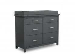 Simmons Kids Avery 6 Drawer Dresser With Changing Top Dressers & Changing Tables