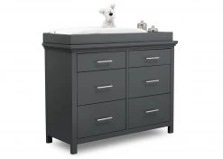 Simmons Kids Avery 6 Drawer Dresser With Changing Top Dressers & Changing Tables