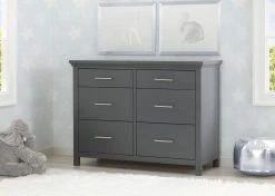 Simmons Kids Avery 6 Drawer Dresser With Changing Top Dressers & Changing Tables
