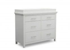 Simmons Kids Avery 6 Drawer Dresser With Changing Top Dressers & Changing Tables