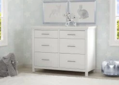 Simmons Kids Avery 6 Drawer Dresser With Changing Top Dressers & Changing Tables