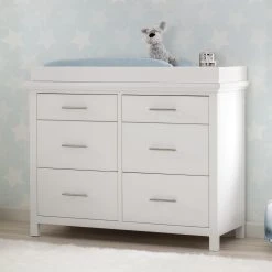 Simmons Kids Avery 6 Drawer Dresser With Changing Top Dressers & Changing Tables