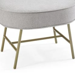 Delta Children Gliders & Rocking Chairs Ella Ottoman With LiveSmart Evolve Fabric