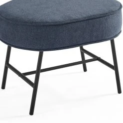 Delta Children Gliders & Rocking Chairs Ella Ottoman With LiveSmart Evolve Fabric