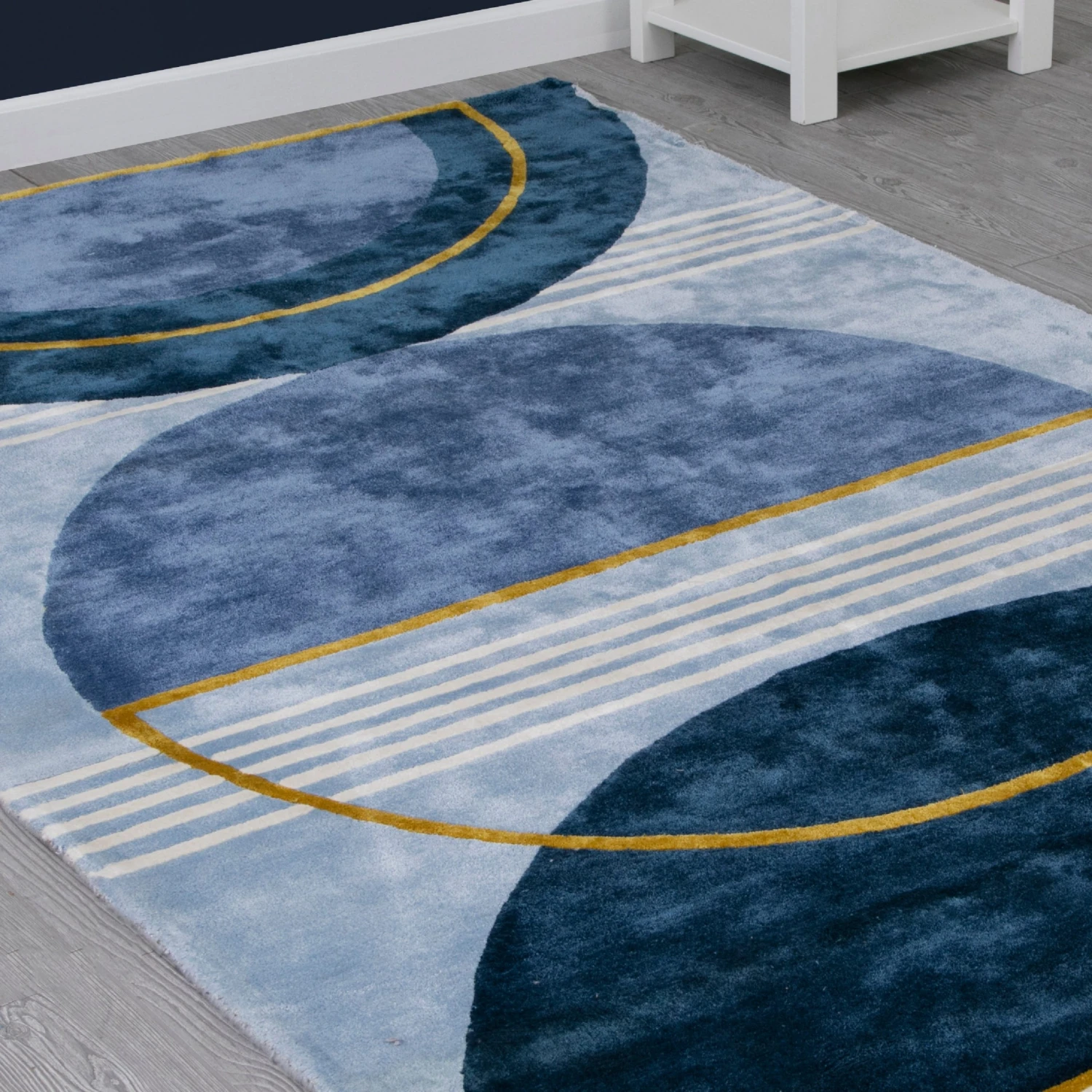 Delta Children Blue Abstract Hand-Tufted Area Rug 5x8 What's New 7 Delta Children Blue Abstract Hand-Tufted Area Rug 5x8 What's New