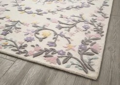 Delta Children Floral Garden Hand-Tufted Wool Blend Area Rug 5x8 What's New