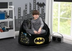 Delta Children Gifts Batman Cozee Fluffy Chair, Kid Size (For Kids Up To 10 Years Old)