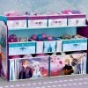 Delta Children Storage Frozen Deluxe 9 Bin Design And Store Toy Organizer