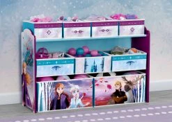 Delta Children Storage Frozen Deluxe 9 Bin Design And Store Toy Organizer