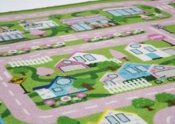 Delta Children Large Road Map Activity Rug For Girls And Boys - 54-inch L X 39-inch W