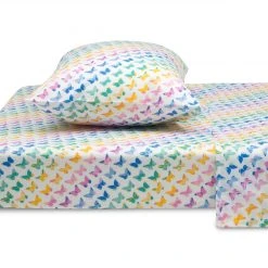 Delta Children What's New Butterflies 3-Piece Twin Sheet Set